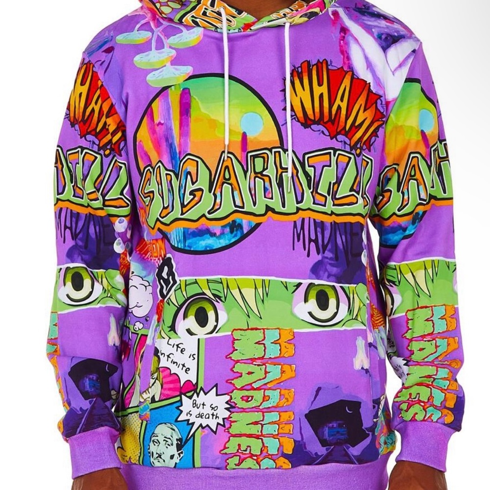 Men’s Sugarhill Special Edition lucid dreams anime Colorful Graphic Hoodie
